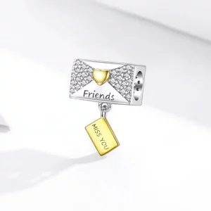 Charms Typu Pandora Intymność - Koperta - BSC468