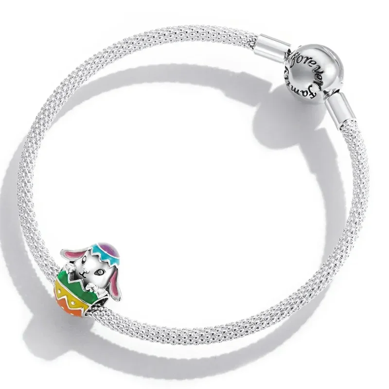 (zdjęcie do) Charms Typu Pandora Jajka Zajączka - SCC2117 - Wyświetl 3