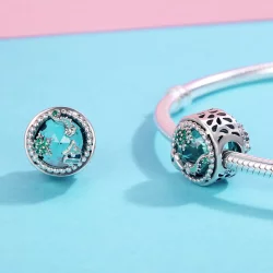 Charms Typu Pandora Jasne gwiazdy - SCC246