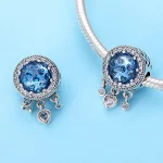 Charms Typu Pandora Jasne Kryształowe Serce - SCC724