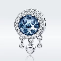 Charms Typu Pandora Jasne Kryształowe Serce - SCC724