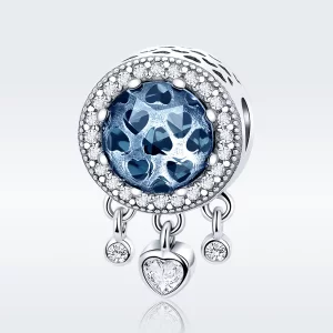 Charms Typu Pandora Jasne Kryształowe Serce - SCC724