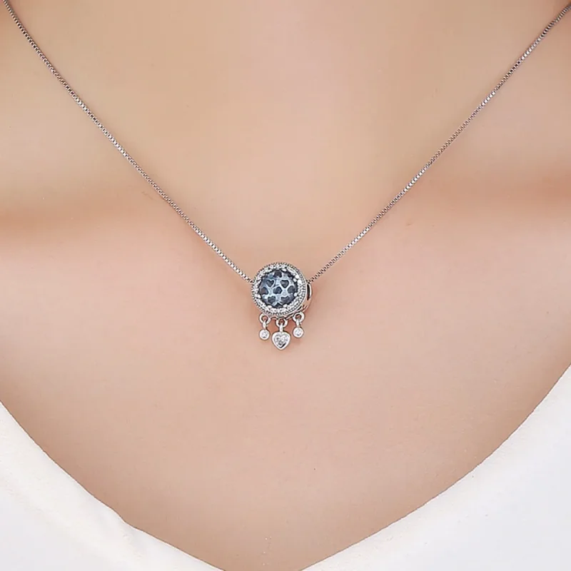 (zdjęcie do) Charms Typu Pandora Jasne Kryształowe Serce - SCC724 - Wyświetl 5