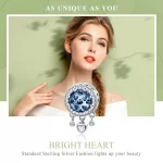 Charms Typu Pandora Jasne Kryształowe Serce - SCC724