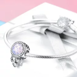 Charms Typu Pandora jasne serce - SCC999
