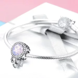 Charms Typu Pandora jasne serce - SCC999