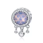 Charms Typu Pandora jasne serce - SCC999