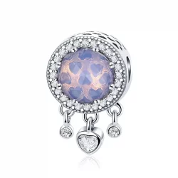 Charms Typu Pandora jasne serce - SCC999