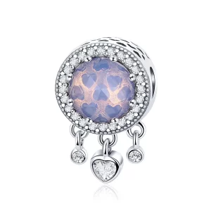Charms Typu Pandora jasne serce - SCC999