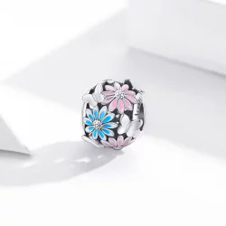 Charms Typu Pandora Jasne stokrotki - SCC1837