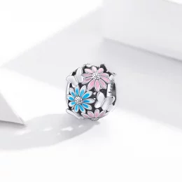 Charms Typu Pandora Jasne stokrotki - SCC1837