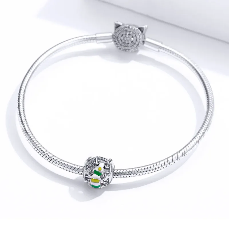 (zdjęcie do) Charms Typu Pandora Jaszczurka - BSC199 - Wyświetl 3