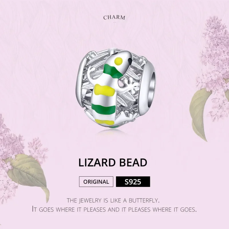 (zdjęcie do) Charms Typu Pandora Jaszczurka - BSC199 - Wyświetl 6