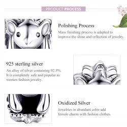 Charms Typu Pandora Jeż Nino - SCC1420
