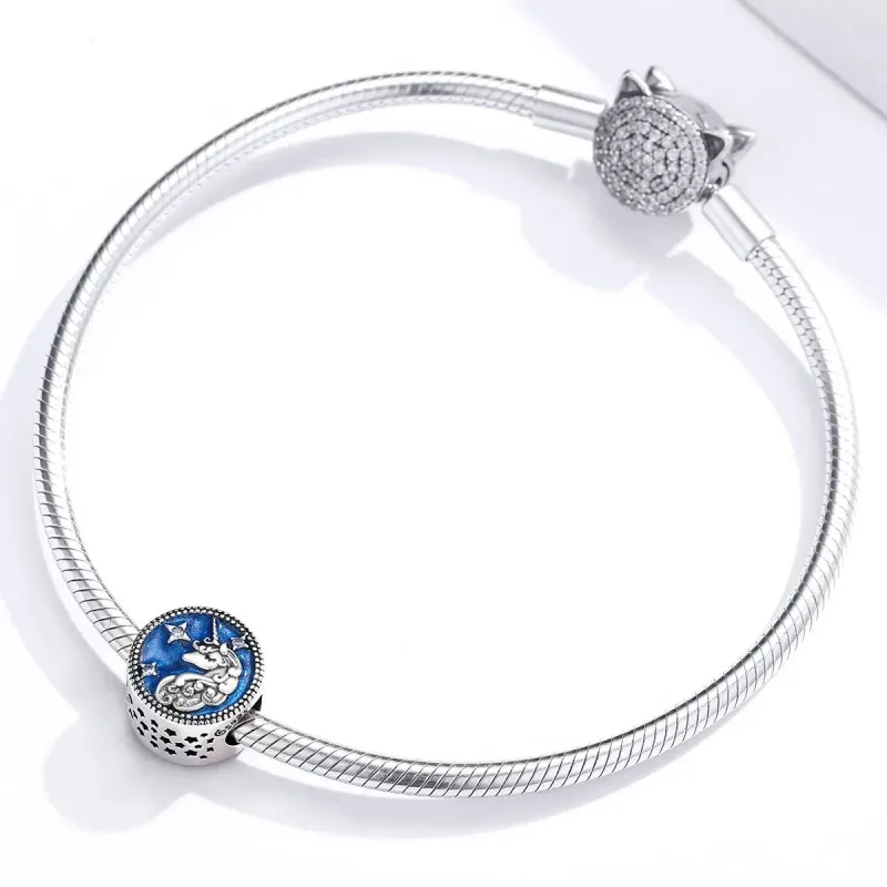(zdjęcie do) Charms Typu Pandora Jednorożec - BSC230 - Wyświetl 3