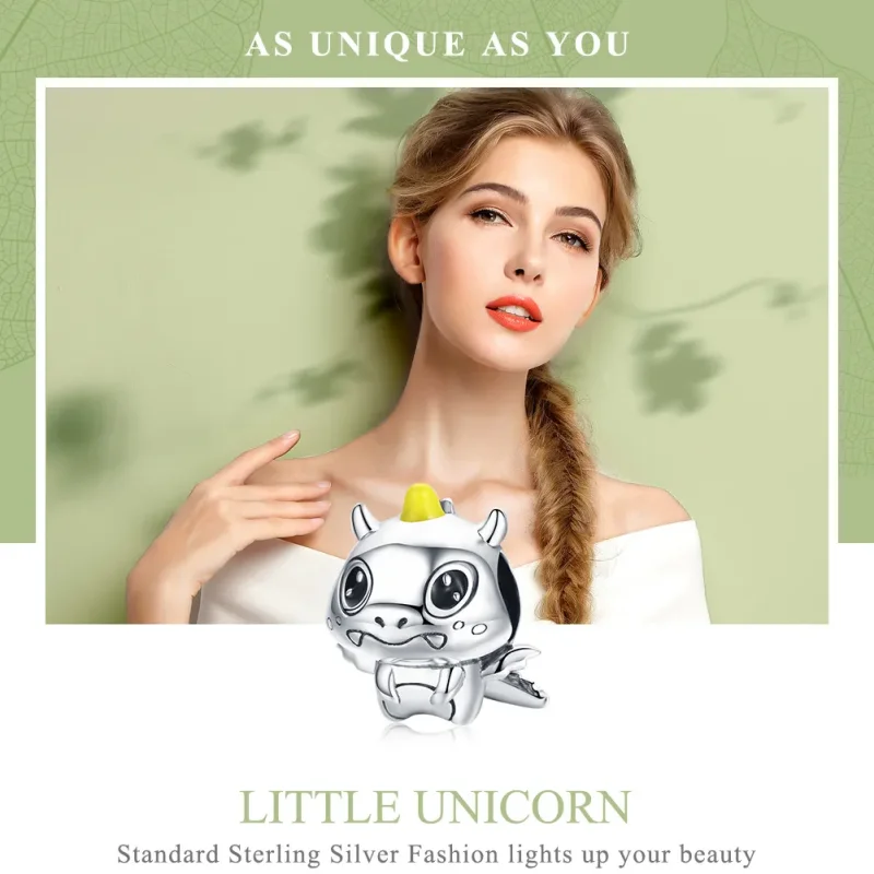 (zdjęcie do) Charms Typu Pandora Jestem Smokiem - BSC060 - Wyświetl 6