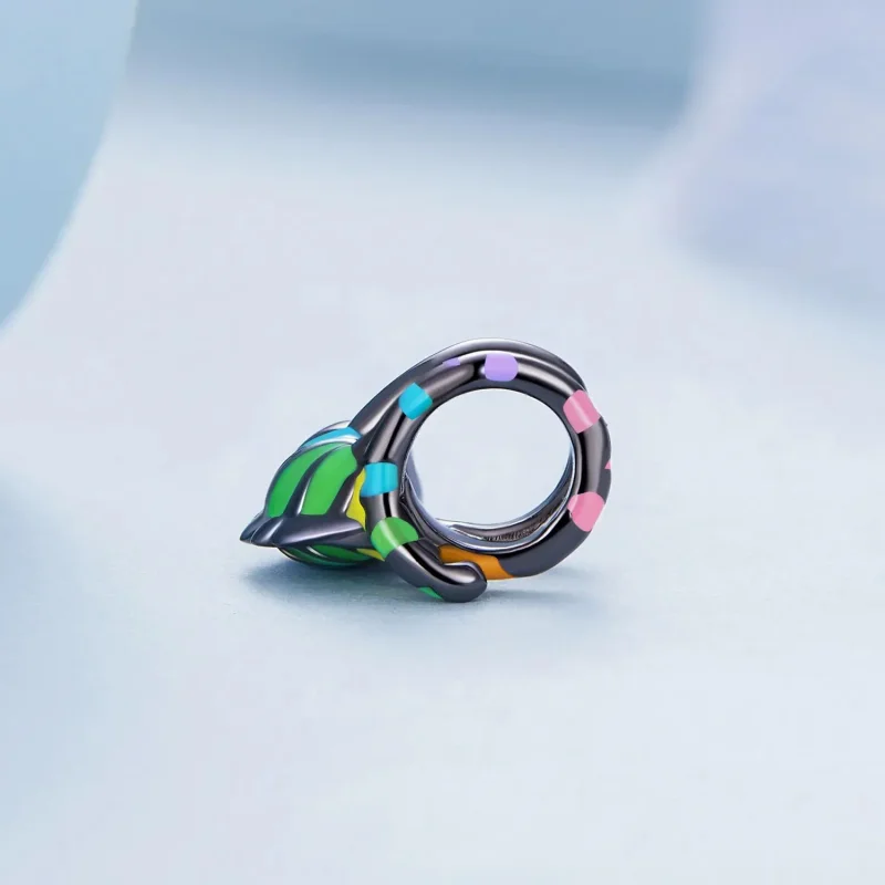 (zdjęcie do) Charms Typu Pandora Kameleon - BSC694 - Wyświetl 3