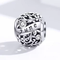 Charms Typu Pandora Kamień narodzin czerwca - SCC1385-6