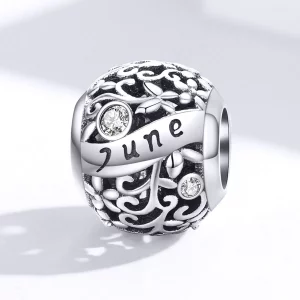 Charms Typu Pandora Kamień narodzin czerwca - SCC1385-6