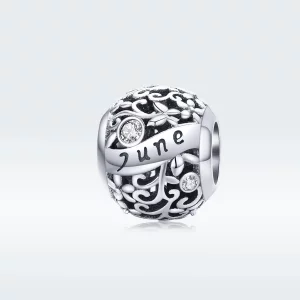 Charms Typu Pandora Kamień narodzin czerwca - SCC1385-6