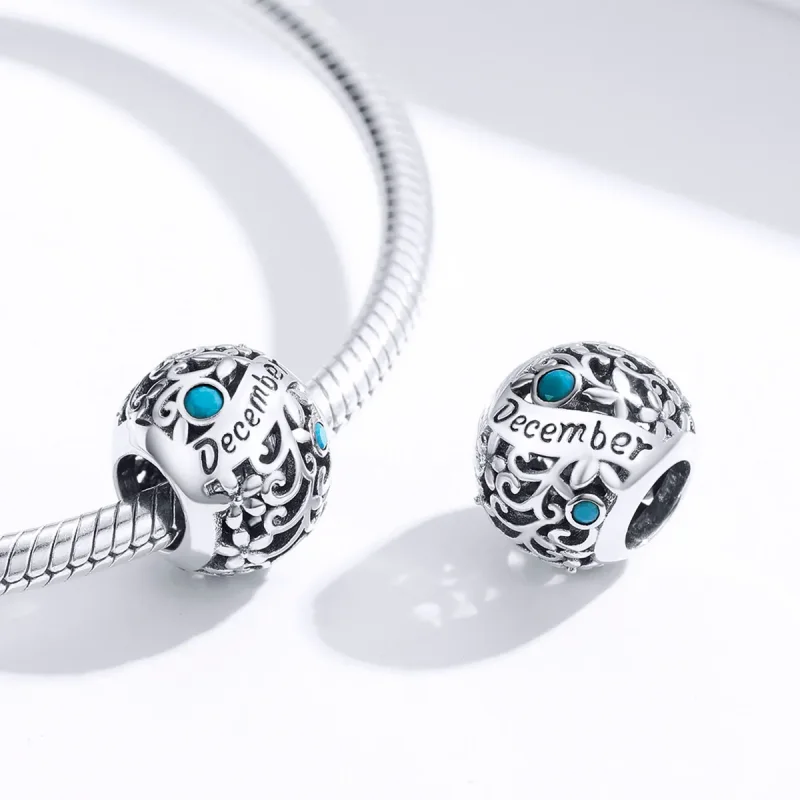 (zdjęcie do) Charms Typu Pandora Kamień narodzin grudnia - SCC1385-12 - Wyświetl 2