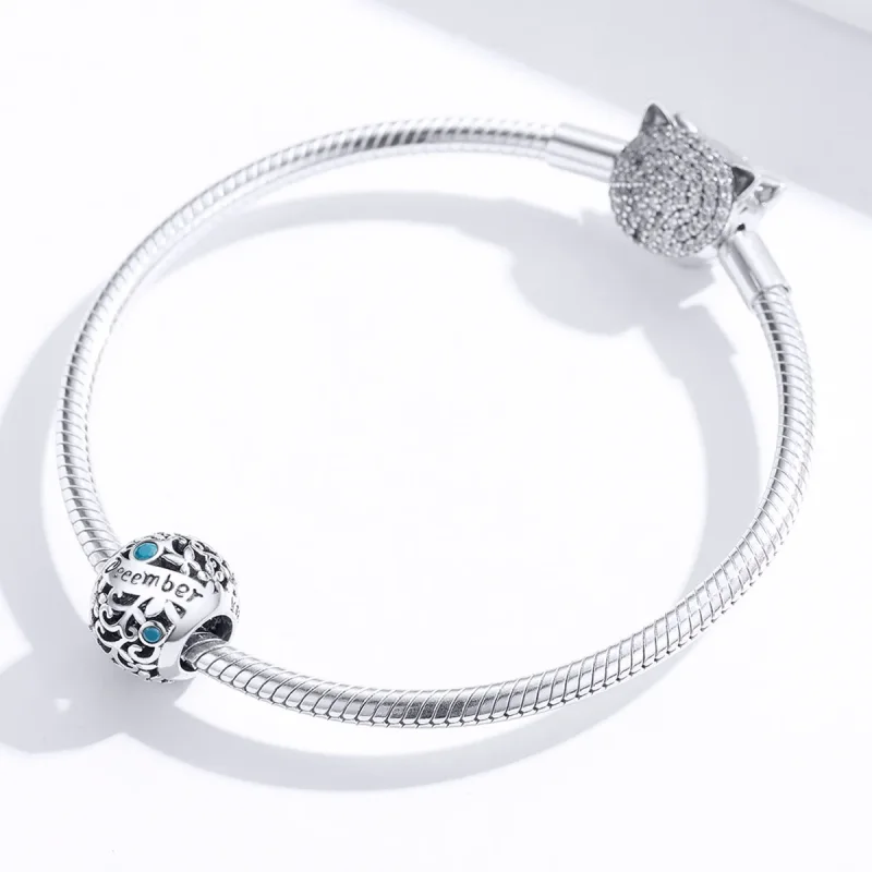 (zdjęcie do) Charms Typu Pandora Kamień narodzin grudnia - SCC1385-12 - Wyświetl 3