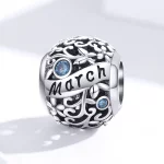 Charms Typu Pandora Kamień narodzin marca - SCC1385-3