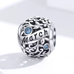 Charms Typu Pandora Kamień narodzin marca - SCC1385-3