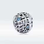 Charms Typu Pandora Kamień narodzin marca - SCC1385-3