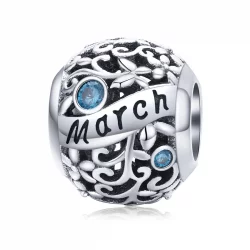 Charms Typu Pandora Kamień narodzin marca - SCC1385-3
