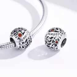 Charms Typu Pandora Kamień narodzin w styczniu - SCC1385-1