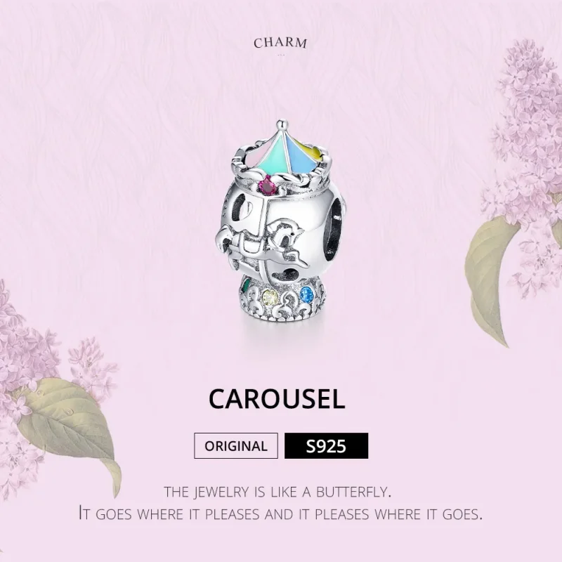 (zdjęcie do) Charms Typu Pandora Karuzela - SCC1499 - Wyświetl 6