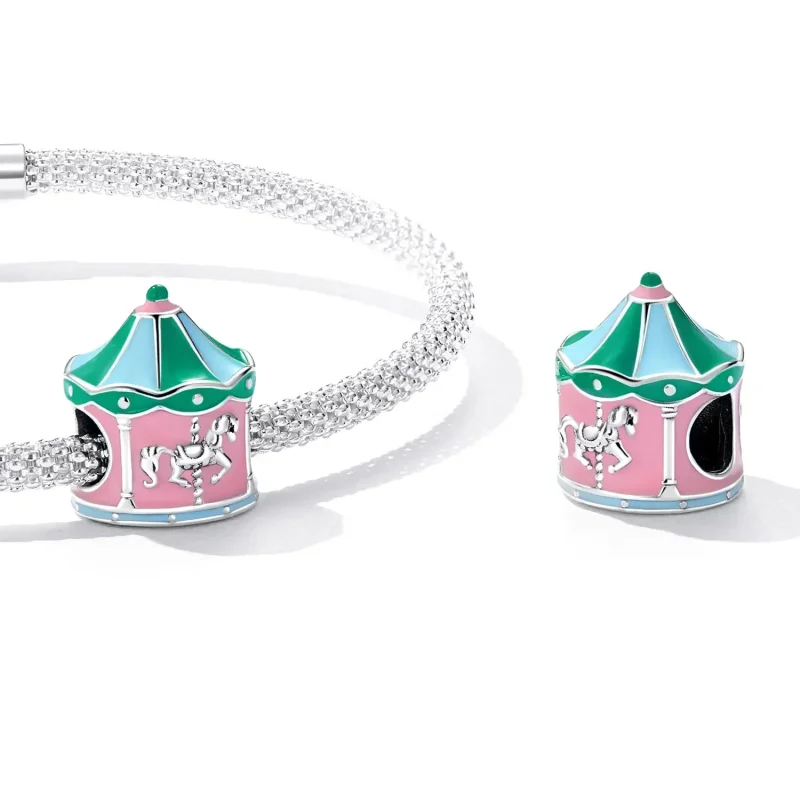 (zdjęcie do) Charms Typu Pandora Karuzela - SCC2233 - Wyświetl 4