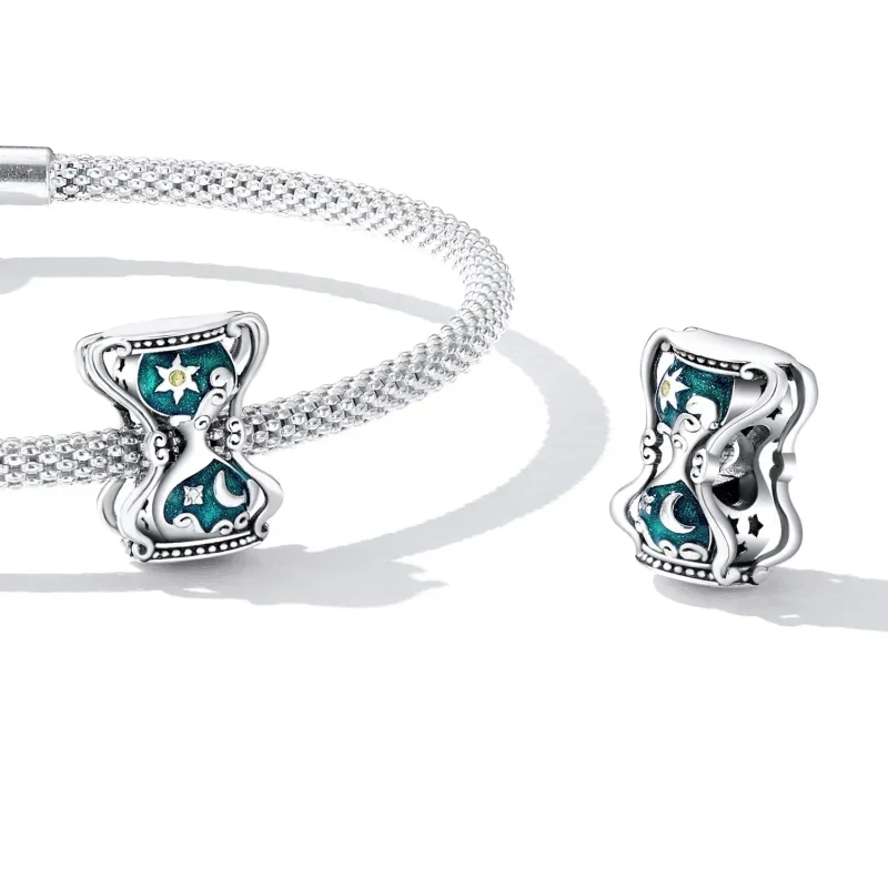 (zdjęcie do) Charms Typu Pandora Klepsydra Słońca i Księżyca - SCC2265 - Wyświetl 5