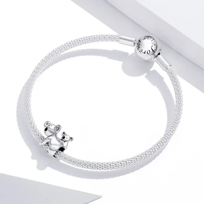 (zdjęcie do) Charms Typu Pandora Koala z dzieckiem - BSC260 - Wyświetl 3
