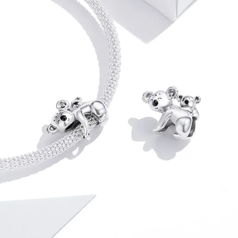 (zdjęcie do) Charms Typu Pandora Koala z dzieckiem - BSC260 - Wyświetl 4