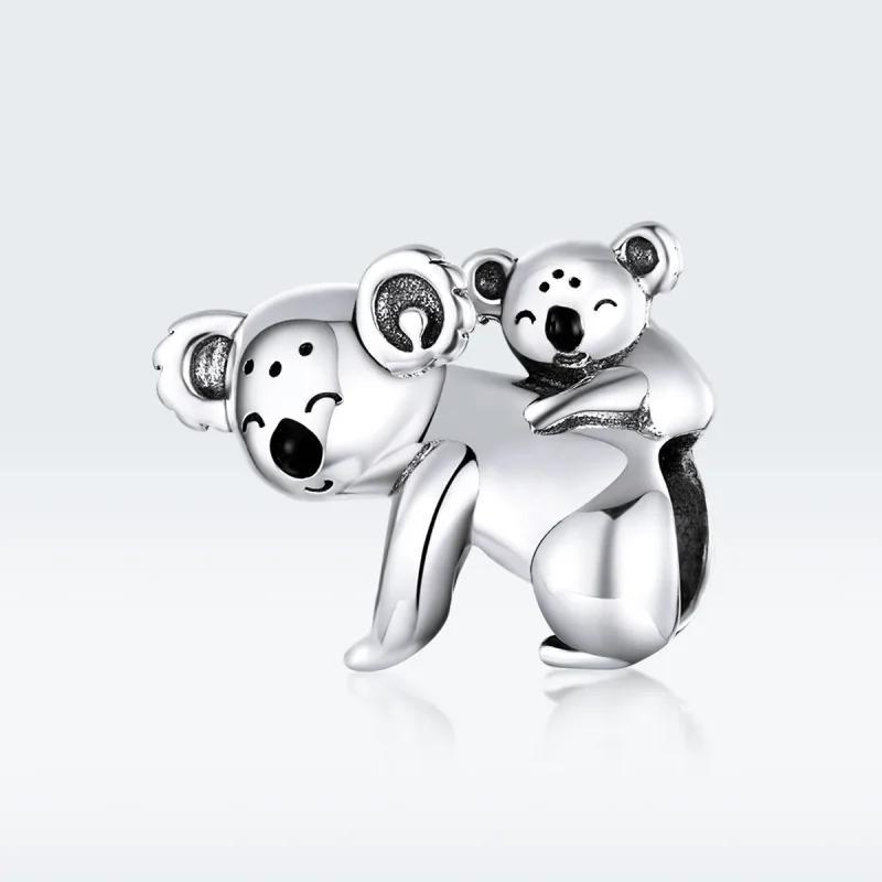 (zdjęcie do) Charms Typu Pandora Koala z dzieckiem - BSC260 - Wyświetl 5
