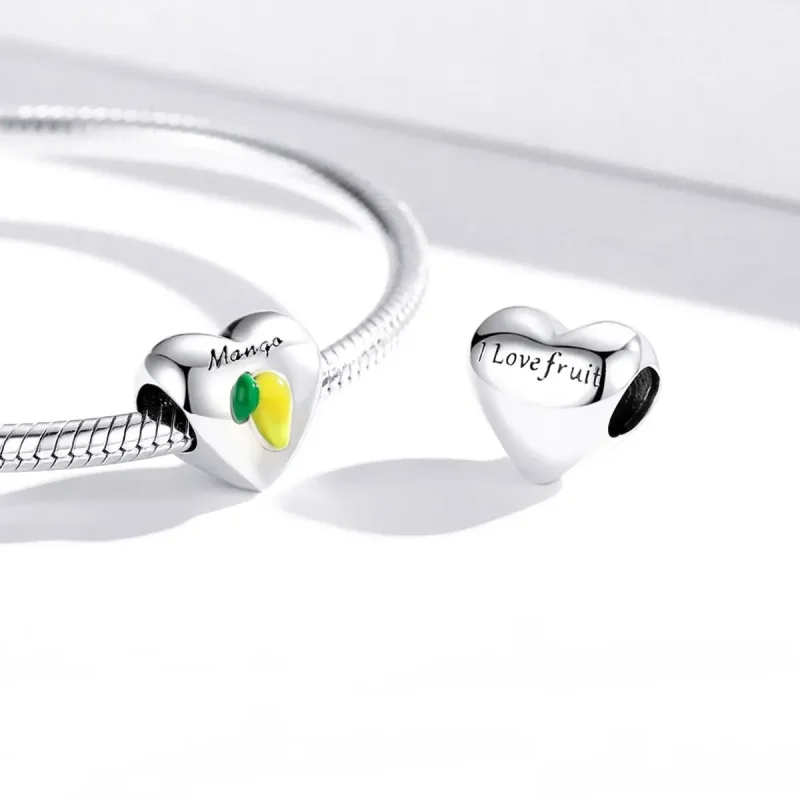 (zdjęcie do) Charms Typu Pandora Kochaj Mango - SCC1952 - Wyświetl 3