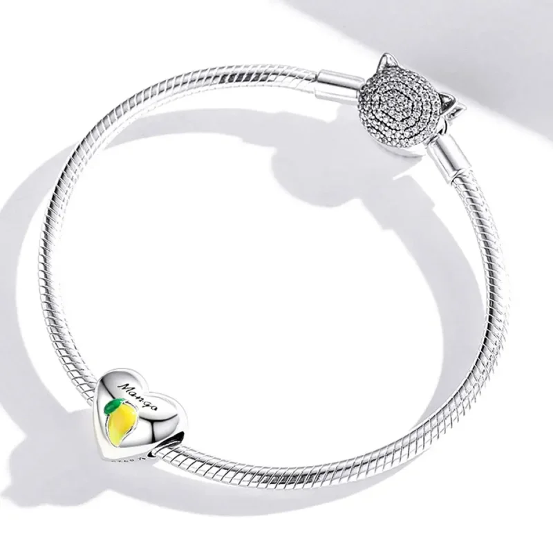 (zdjęcie do) Charms Typu Pandora Kochaj Mango - SCC1952 - Wyświetl 4