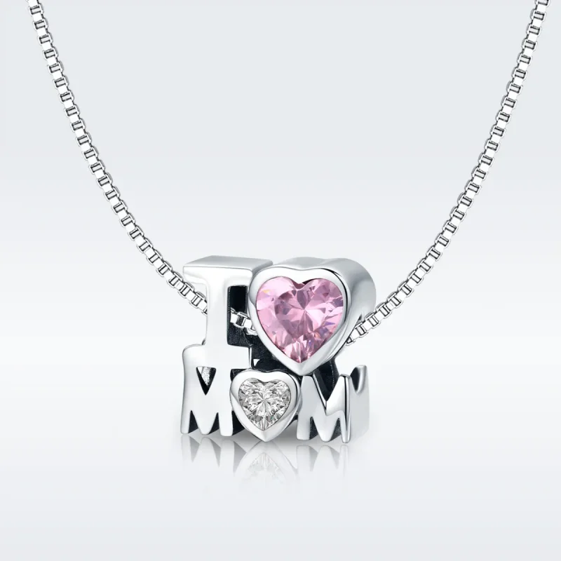(zdjęcie do) Charms Typu Pandora Kocham mamę - SCC579 - Wyświetl 2