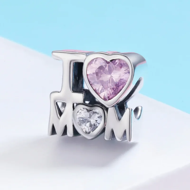 (zdjęcie do) Charms Typu Pandora Kocham mamę - SCC579 - Wyświetl 4