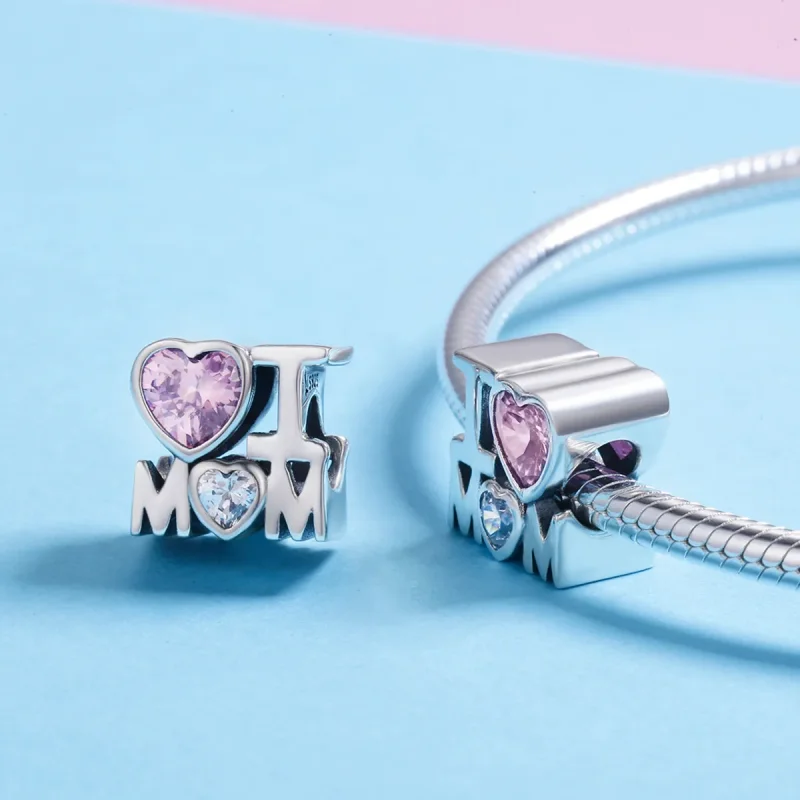 (zdjęcie do) Charms Typu Pandora Kocham mamę - SCC579 - Wyświetl 5