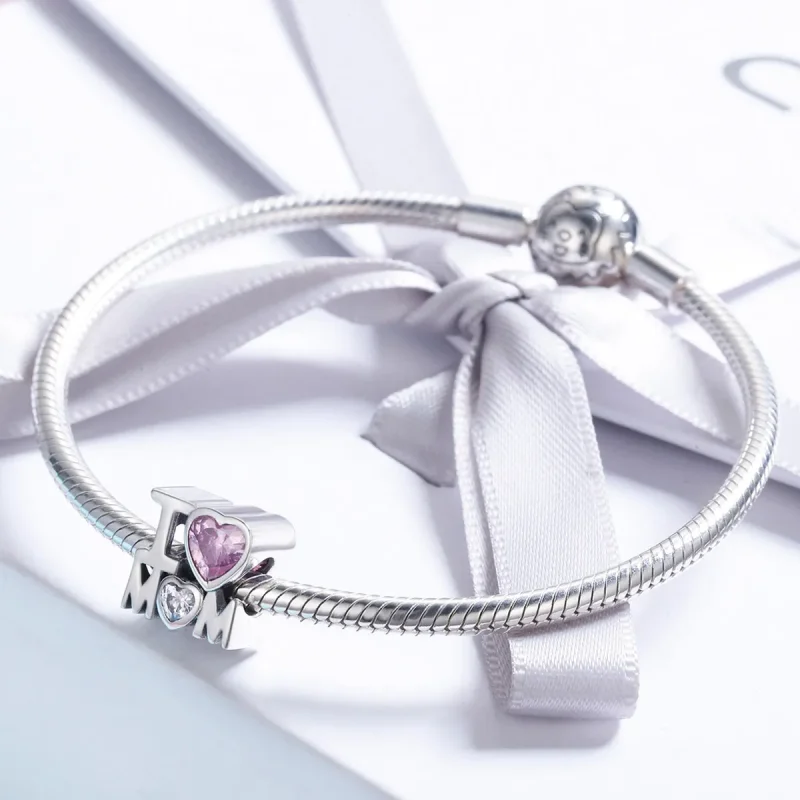 (zdjęcie do) Charms Typu Pandora Kocham mamę - SCC579 - Wyświetl 6