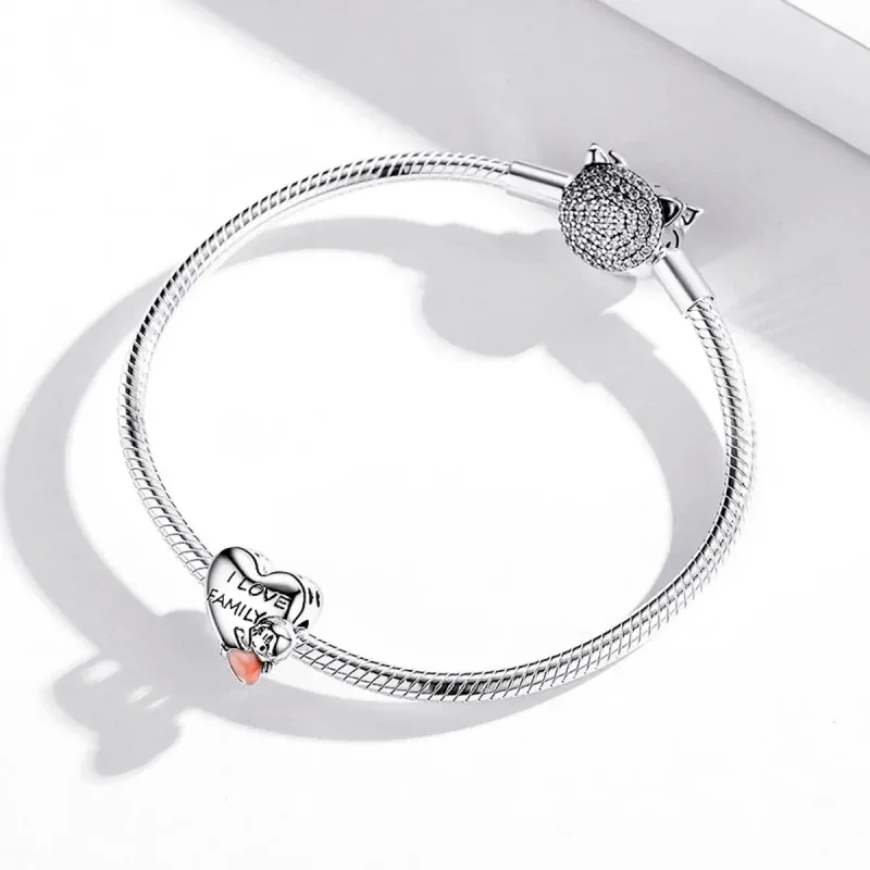 (zdjęcie do) Charms Typu Pandora Kocham mój dom - BSC478 - Wyświetl 3