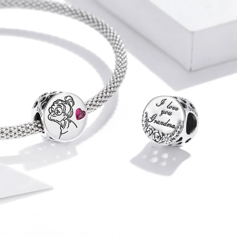 (zdjęcie do) Charms Typu Pandora Kocham twoją babcię - SCC1762 - Wyświetl 4