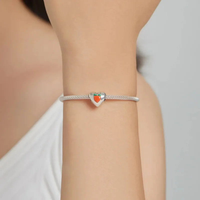 (zdjęcie do) Charms Typu Pandora kochana brzoskwinia - SCC1951 - Wyświetl 5