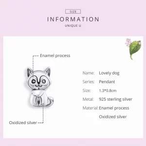 Charms Typu Pandora Kochany pies - SCC1829