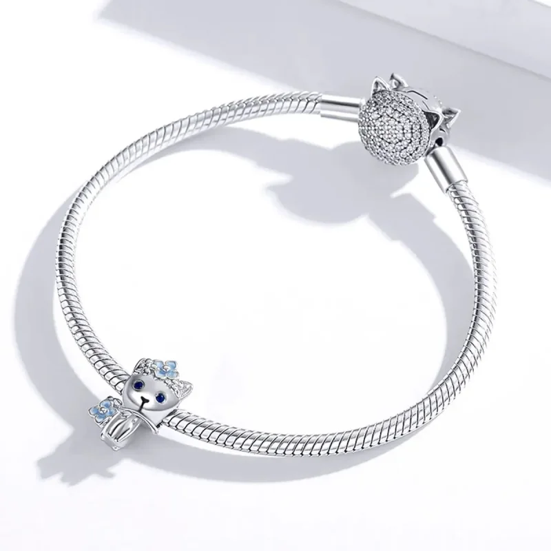 (zdjęcie do) Charms Typu Pandora Koci Elf - BSC394 - Wyświetl 3