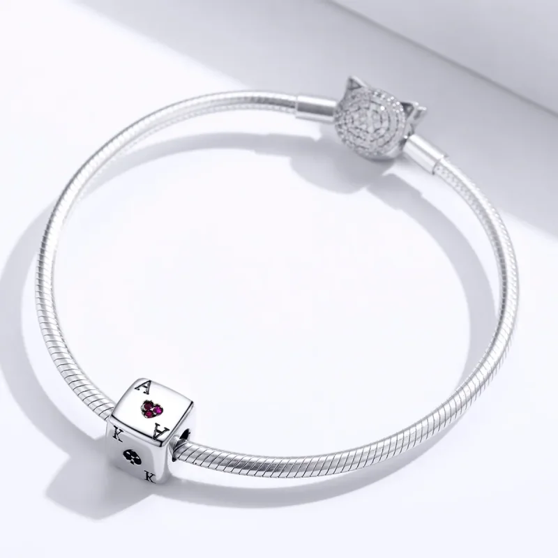 (zdjęcie do) Charms Typu Pandora Kości miłości - SCC1440 - Wyświetl 3