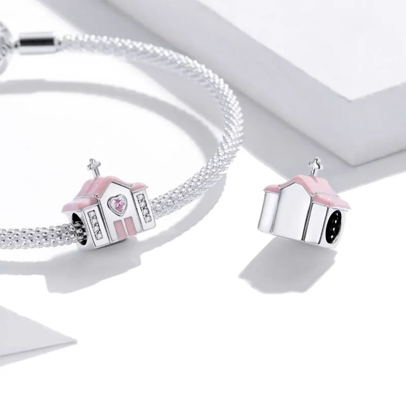 (zdjęcie do) Charms Typu Pandora Kościół - SCC1810 - Wyświetl 4